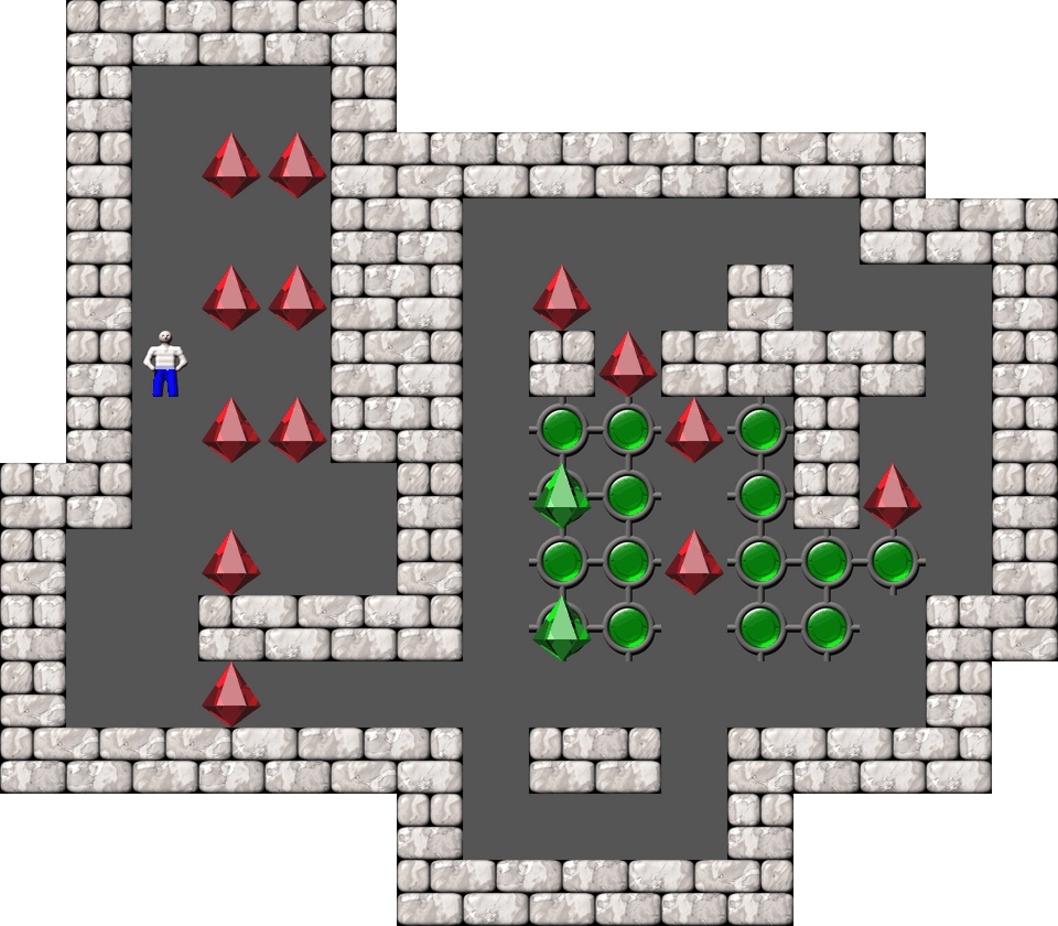 Сокобан Thinking Rabbit Arranged уровень 386